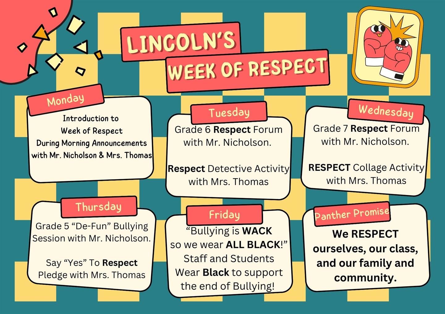  Lincoln Avenue School - Week of Respect